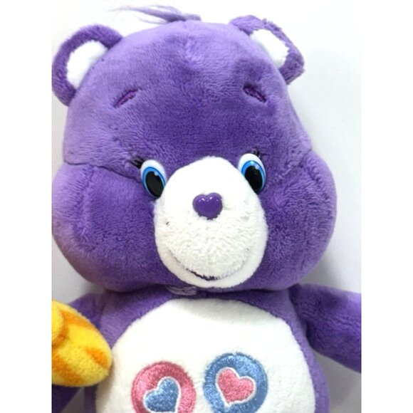 Care Bears Plush Funshine Sunshine and Purple Lollipops 8" Stuffed Animal 2015 - Picture 6 of 9